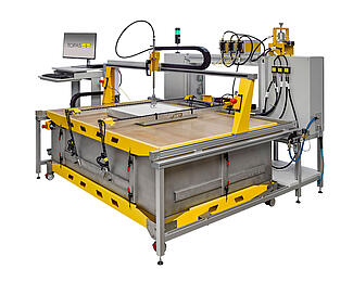 AFS 152/A Test System, best&uuml;ckt mit typischem HEPA-Filter (810 mm &times; 810 mm)