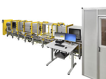 Gesamtansicht des Prüfstandes ALF 114 für Allgemeine Luftfilter