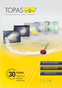 Titelblatt Imagebroschüre Topas GmbH