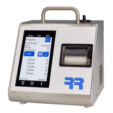 Cleanroom Particle Analyzer CPA 341, Vorderseite