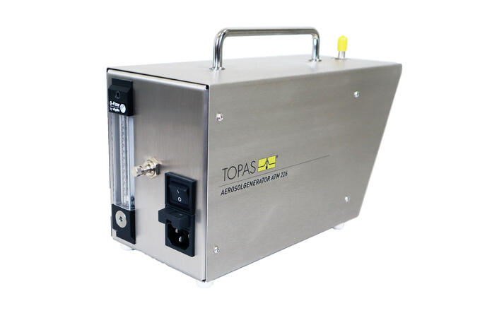 Atomizer Aerosolgenerator ATM 226, Rückansicht