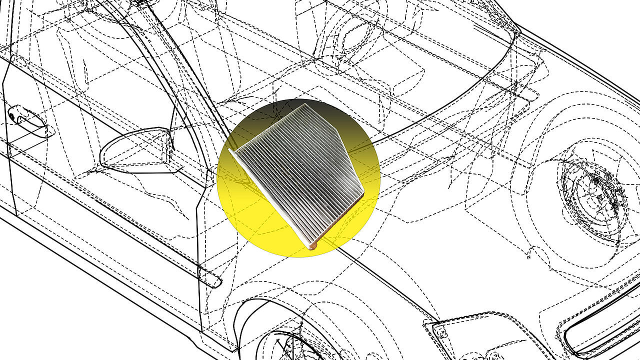 Testing cabin air filters - Topas GmbH