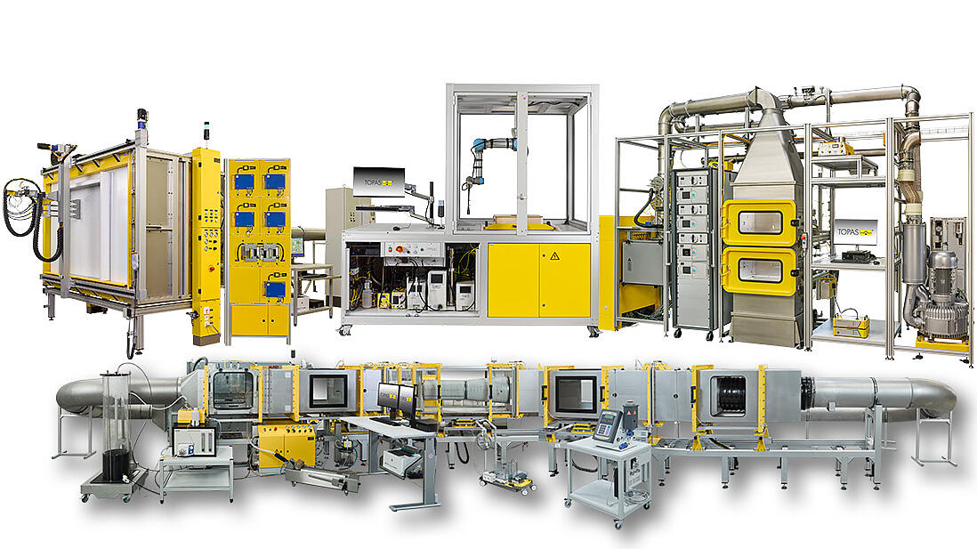 Group of test benches