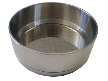 foile test sieve, frontal view