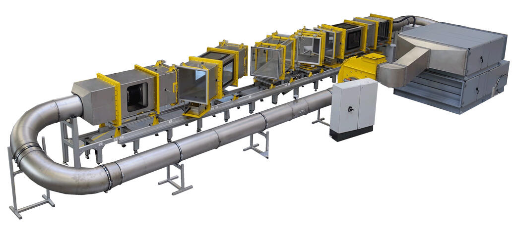 Gas Turbine Filter Test System GTS 114, side view