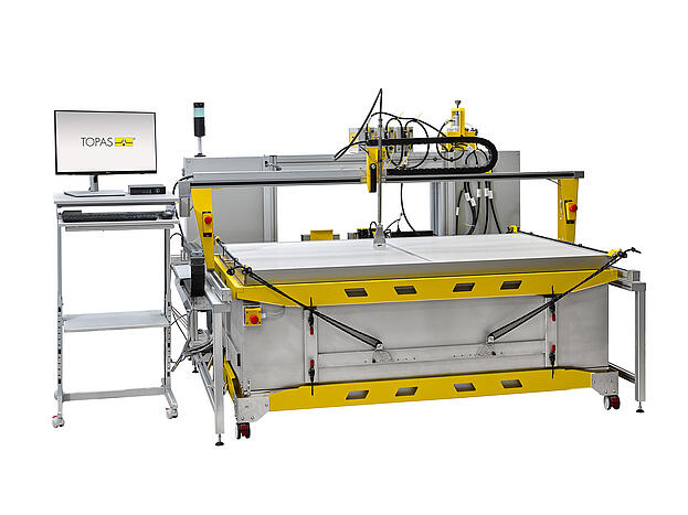 AFS 152/A Test System, best&uuml;ckt mit gr&ouml;&szlig;em HEPA -Filter (1220 mm &times; 1830 mm)
